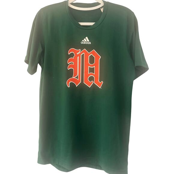 University of Miami t-shirt Sz S Miami Hurricanes Canes UM - Picture 1 of 6